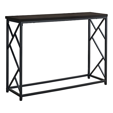 Monarch Specialties Accent Table, Metal Hall Console, 44 in.