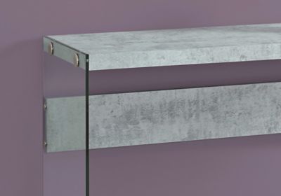 Image showing  Console Table with Tempered Glass Legs, 44 in. x 16 in. x 32 in.