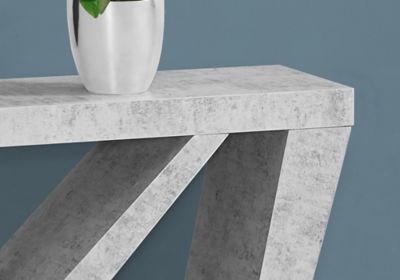 Image showing  Cement-Look Hall Console Table