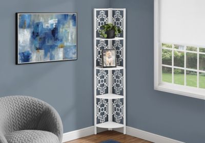 Image showing  4-Tier Transitional Etagere Bookcase