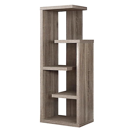 Monarch Specialties 5-Shelf Bookcase Accent Display Unit