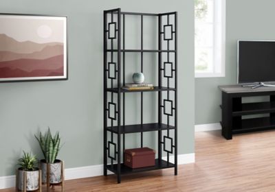 Image showing  4-Shelf Metal Etagere Bookcase