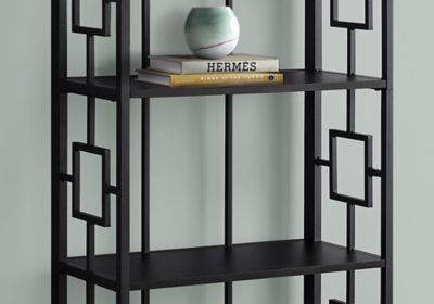 Image showing  4-Shelf Metal Etagere Bookcase