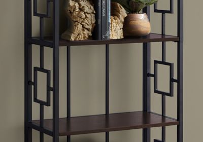 Image showing  4-Shelf Metal Etagere Bookcase