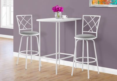 Image showing  Rectangular Space Saver Home Bar with Metal Legs, 41 in.