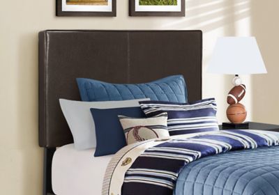 Image showing  Leather-Look Bed Frame, Twin