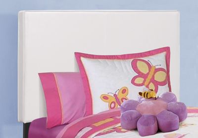 Image showing  Leather-Look Bed Frame, Twin