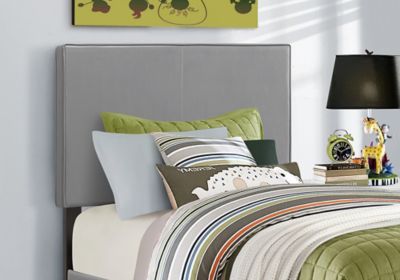 Image showing  Leather-Look Bed Frame, Twin