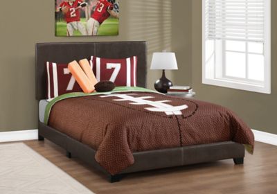 Image showing  Leather-Look Bed (Frame Only), Full