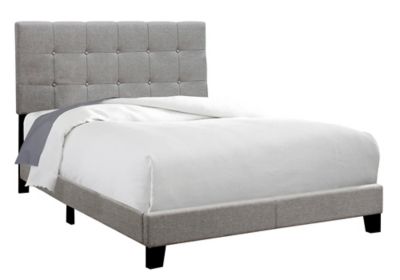 Monarch Specialties Linen-Look Bed (Frame Only)