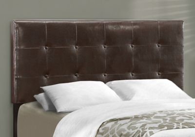 Image showing  Leather-Look Bed (Frame Only), Queen
