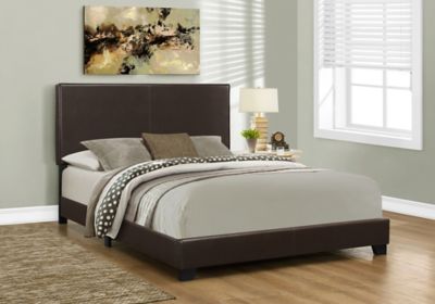 Image showing  Leather-Look Bed (Frame Only), Queen