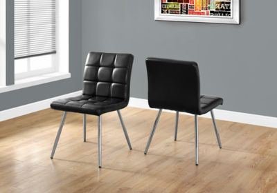 Image showing  Leather-Look Dining Chairs, 2-Pack