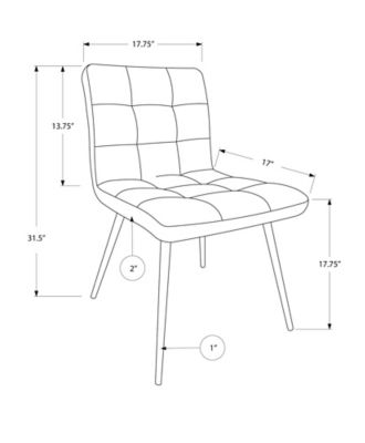 Image showing  Leather-Look Dining Chairs, 2-Pack