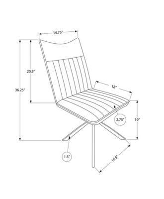 Image showing  Channel Tufted Dining Chairs, 2-Pack