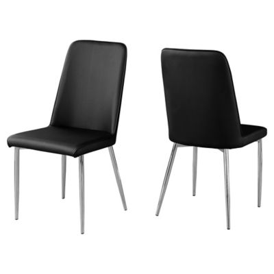Monarch Specialties Dining Chairs, Leather-Look, 37 in., 2 pk.