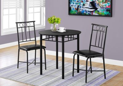 Image showing  3 pc. Dining Set, Metal Finish