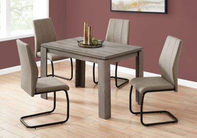Image showing  Rectangular Wood-Look Dining Table for 4 People