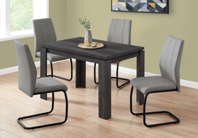 Image showing  Rectangular Wood-Look Dining Table for 4 People