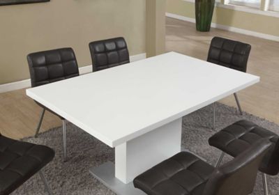 Image showing  Rectangular Dining Table for 6 People, White