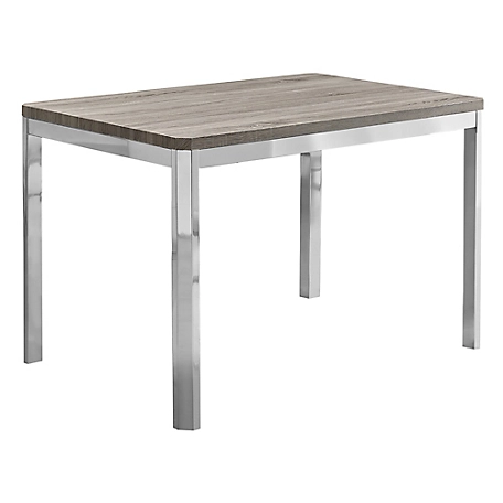 Monarch Specialties Rectangular Dining Table with Metal Legs, 32 x 48in.