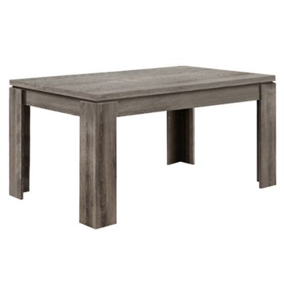 Monarch Specialties Rectangular Contemporary Dining Table, Thick Paneled