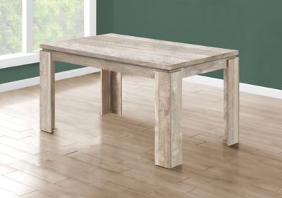 Image showing  Rectangular Thick Paneled Contemporary Dining Table for 6 People, 59 in.