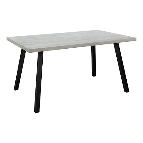 Monarch Specialties Rectangular Dining Table with Metal Legs, 36 x 60in.