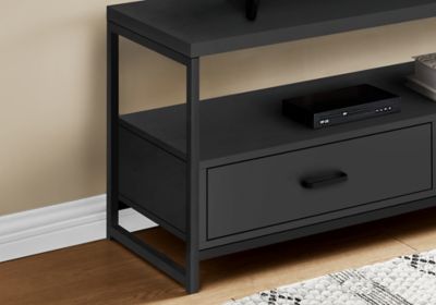 Image showing 2 th Monarch Specialties Modern TV Stand with 2 Storage Drawers and Open Shelf