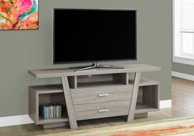 Image showing  TV Stand 60 in. with Storage Drawers and Contemporary Design