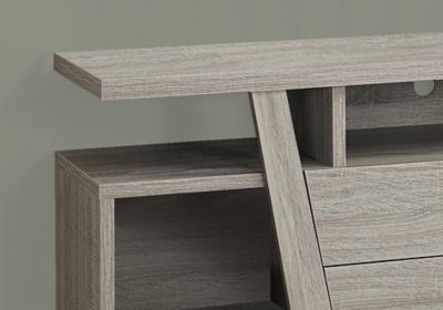 Image showing  TV Stand 60 in. with Storage Drawers and Contemporary Design
