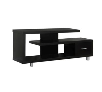 Monarch Specialties Art Deco Tv Stand With Storage Drawer