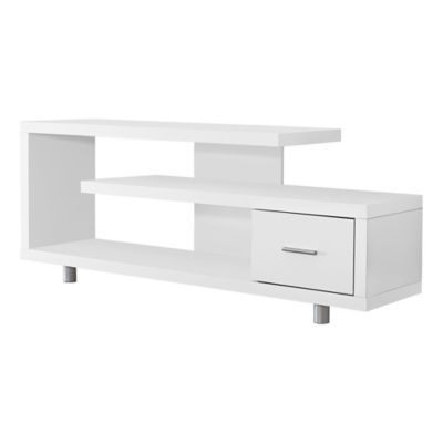 Monarch Specialties Art Deco Tv Stand With Storage Drawer