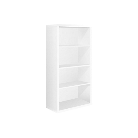Monarch Specialties 3-Shelf Bookcase, Adjustable, Espresso