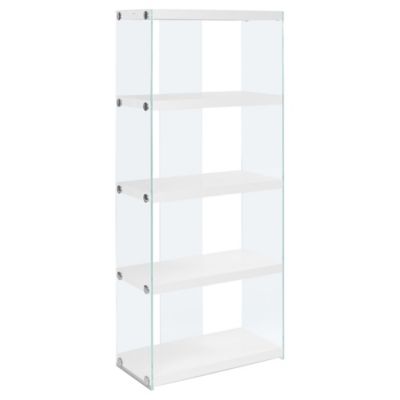 Monarch Specialties 4-Shelf Fixed Bookcase