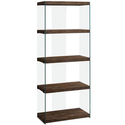 Monarch Specialties 4-Shelf Fixed Bookcase