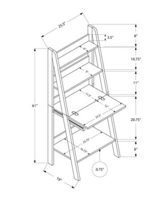 Image showing  Ladder Style Computer Desk