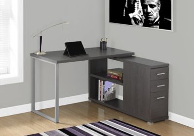 Image showing  Left or Right Facing Computer Desk with 3 Drawers