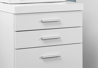 Image showing  3-Drawer Filing Cabinet on Castors