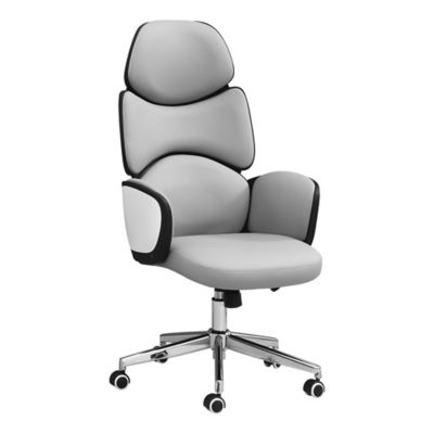 Monarch Specialties Leather-Look High-Back Office Executive Chair