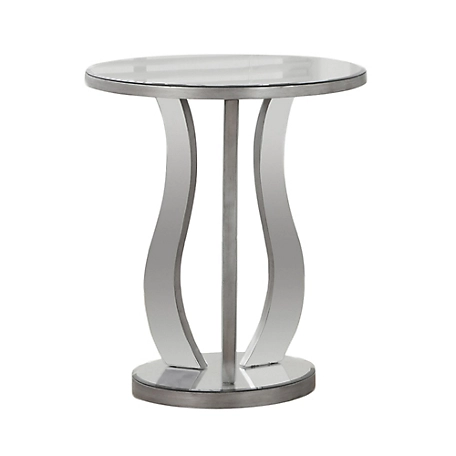 Monarch Specialties Accent Table, Hall Console, Mirrored