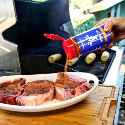 Image showing  Premium Seasoning Rubs Set with 13 oz. Hot Chicken, 13.75 oz. Pork, 12 oz. Beef and 14.5 oz. All-Purpose