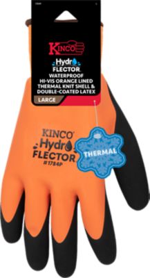 Kinco Unisex Adult Latex Palm Waterproof Thermal Gloves, 1-Pair