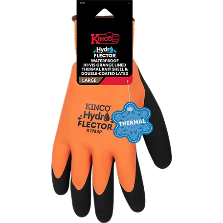 Kinco Latex Palm Waterproof Thermal Gloves, 1 Pair