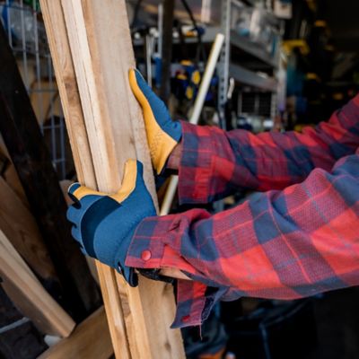 Image showing  Men's ComfortHyde Insulated Leather Hybrid Thinsulate Winter Work Gloves, 1 Pair, 3246L