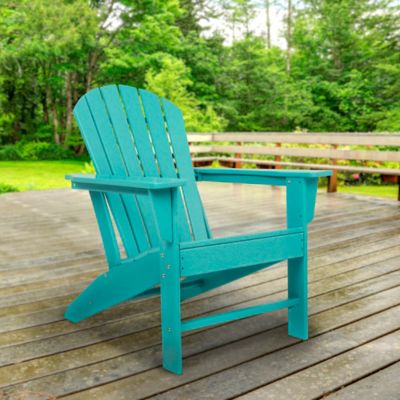 Harper & Willow 32 in. Tall Traditional Adirondack Chair