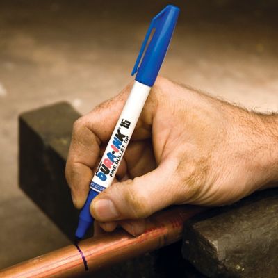 Image showing  Dura-Ink 15 Fine Bullet Tip Permanent Ink Markers, Black, 3-Pack