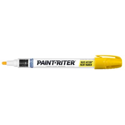 Image showing  Valve Action Liquid Paint Marker, Yellow