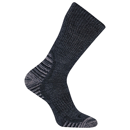 Weatherproof Premium Wool Blend Socks 4 Pair (Black), 6-12 at