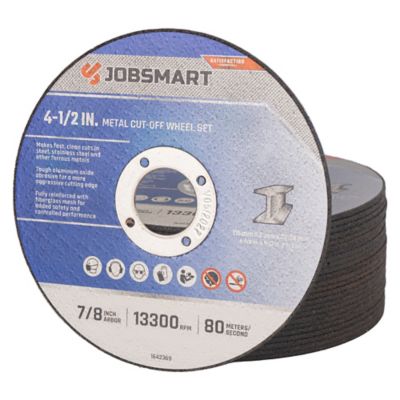 Image showing  0.07 in. x 7/8 in. x 115 mm Metal Cut-Off Wheels, 25-Pack